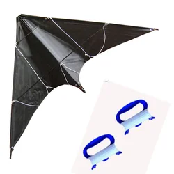 NEW Arrive 47Inch Professional  Black Dual Line Stunt Kite With Handle And Line Good Flying Factory Outlet