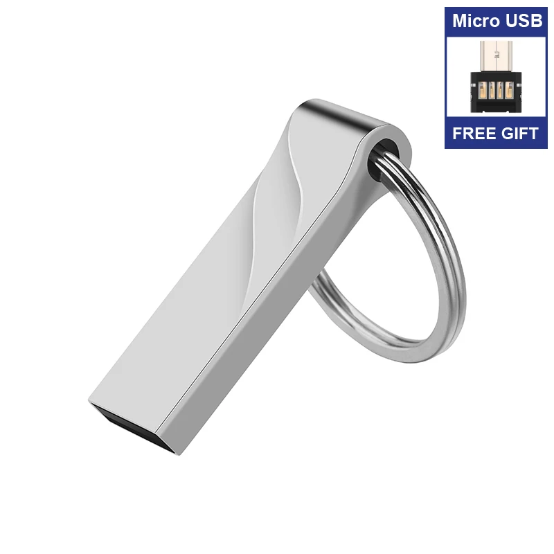 USB Flash Drive 64GB 32GB 16GB 8GB USB Flash Pendrive Memory USB Stick 64 gb 256 gb cle usb disk Free type c or micro adapter