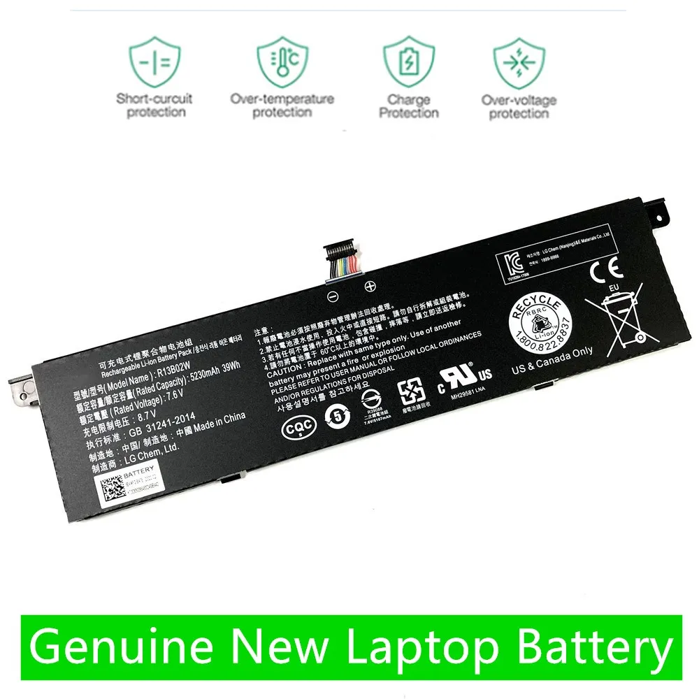 ONEVAN New Xiaomi R13B01W R13B02W Phone Battery for Xiaomi Mi Notebook Air 13 13.3