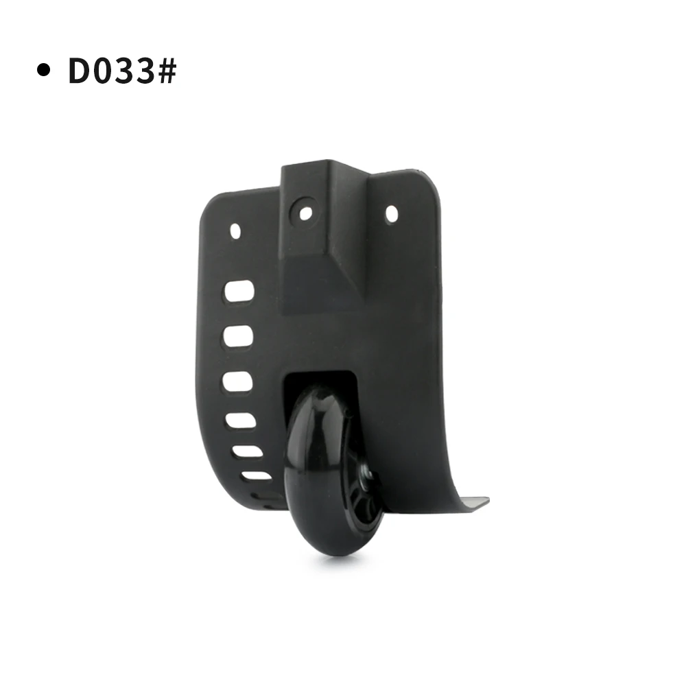 DiLong D033 Suitcase Business Password Box Luggage Accessories Casters Black Anti-skid Anti-roller Shock-absorbing Wheel