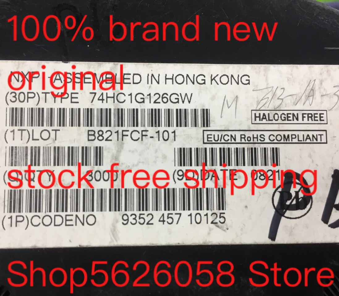 

50PCS-3000PCS/LOT 74HC1G126GW SOT353 100% new original freeshipping