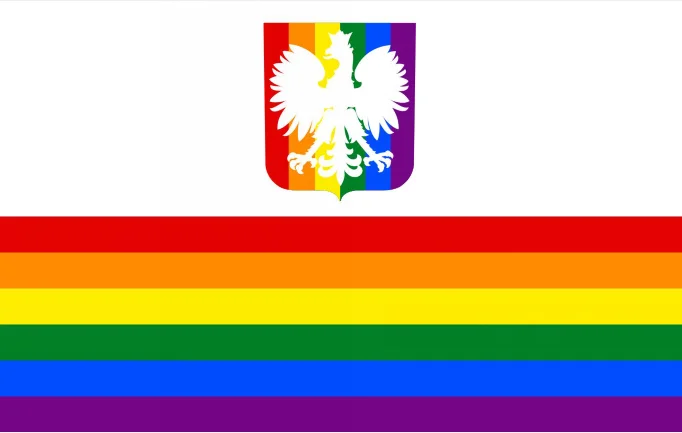 Poland Pride Flag with 60x90 cm or 90x150cm