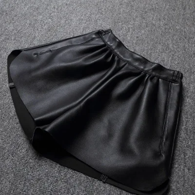 

Top brand Fashion 2020 New Genuine Sheep Leather Shorts G5 high quality