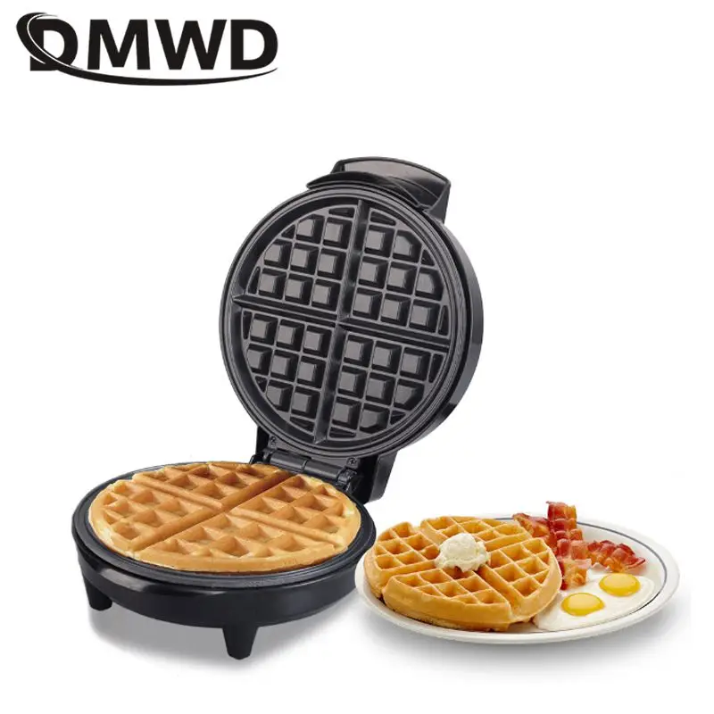 DMWD Home macchina per torte fai-da-te Waffle Maker per bambini colazione Maker antiaderente Bakeware stampo da forno temperatura regolabile 220V