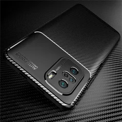 Xiomi Mi 11i 5G Case Carbon Fiber Texture Shockproof Matte Cover For Xiaomi Mi11i 11 i Camera Protection Silicone Bumper Coque