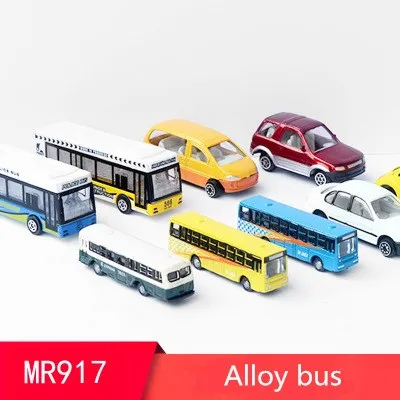 

WJDG model -Sand table model of diy alloy material simulation toy car bus 1/100-150