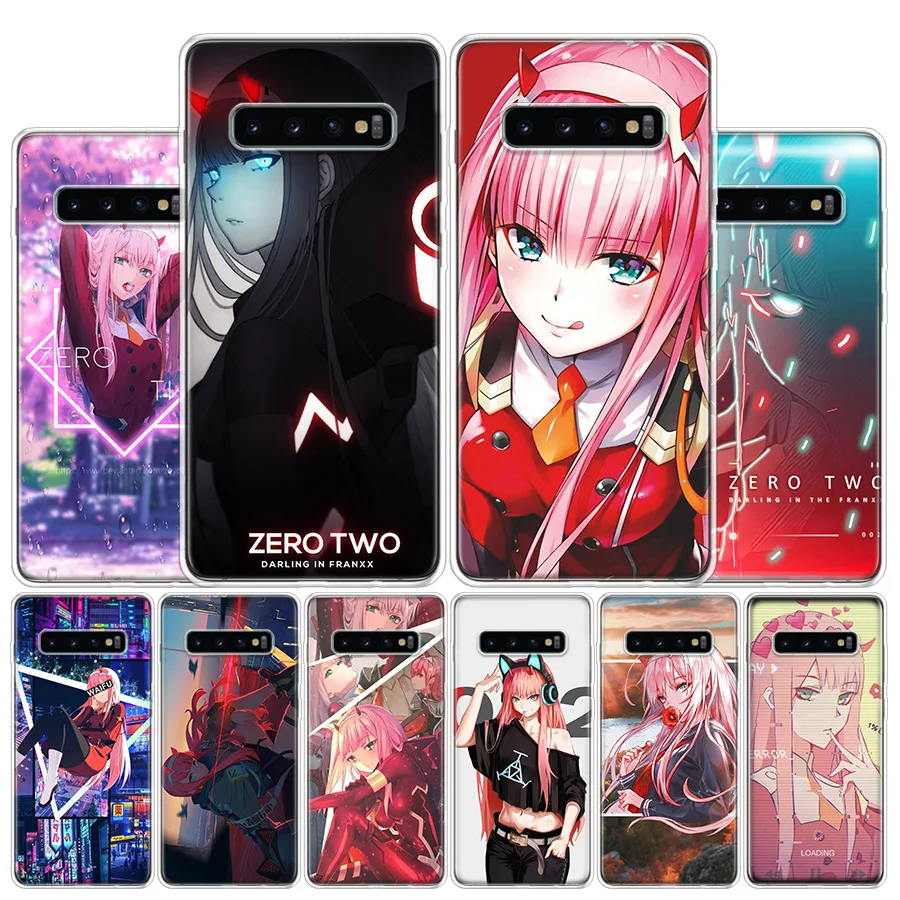 Darling In The Franxx ZERO TWO 002 Phone Case For Samsung Galaxy S24 S23 S22 Ultra S21 S20 Fe S10 Plus S10E S9 S8 + Shell Coque