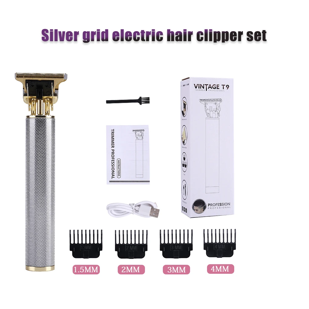 المهنية الكهربائية USB قابلة للشحن المقص الشعر جزازة اللحية ماكينة حلاقة المتقلب تصفيفة الشعر آلة قطع الرجال قطع صغيرة