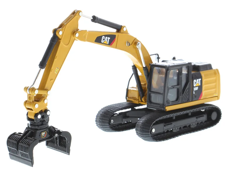 DM 1/64 Scale CAT 320F L Hydraulic Excavator with 5 Work Tools by DM Diecast Master #85636