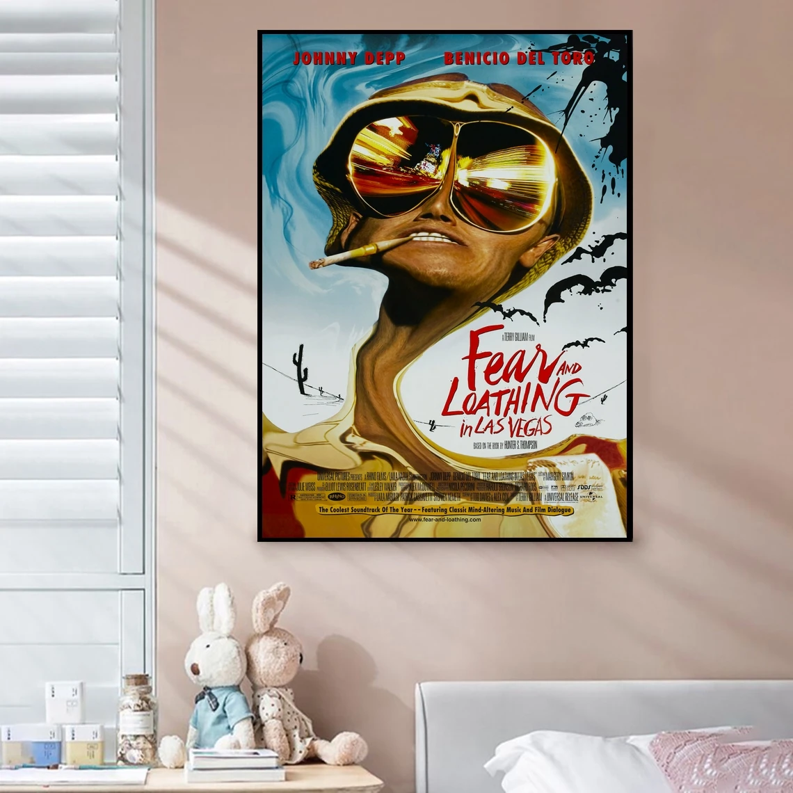 Fear And Loathing In Las Vegas Movie Poster Art Print Canvas Painting Wall Pictures Living Room Home Decor (No Frame)