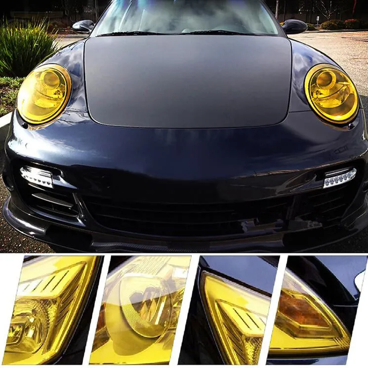 10m/Roll X30Cm Auto Car Sticker Smoke Fog Light Headlight Taillight Tint Vinyl Film Sheet All Colors Available Car Decoration