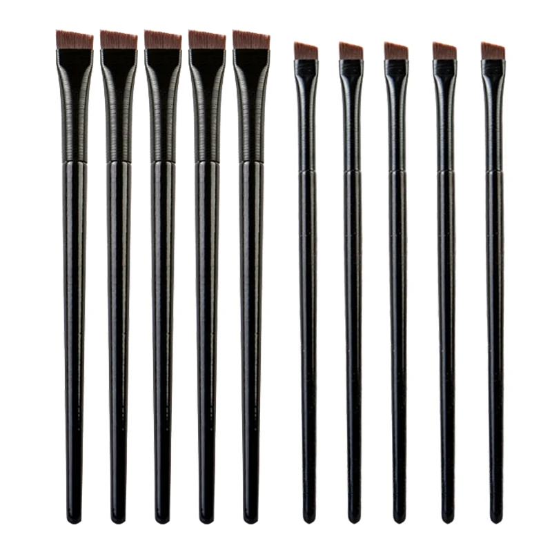 5/10 Pcs Brow Contour Makeup Brushes Eyebrow Eyeliner Brush Professional Super Thin Angled Liner Eye Brush Set Make Up Tools