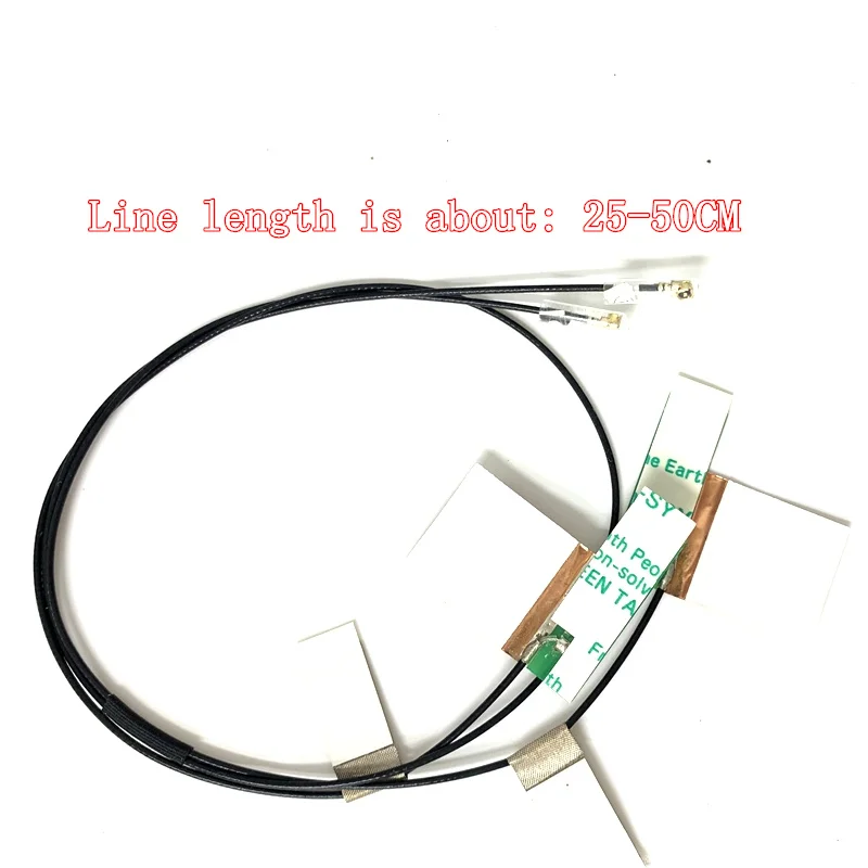 1 pair of general laptop mini PCI-E wireless Wifi internal antenna ipx ipex u.fl antenna for mini PCI-E Wifi card, 3G / 4G modul