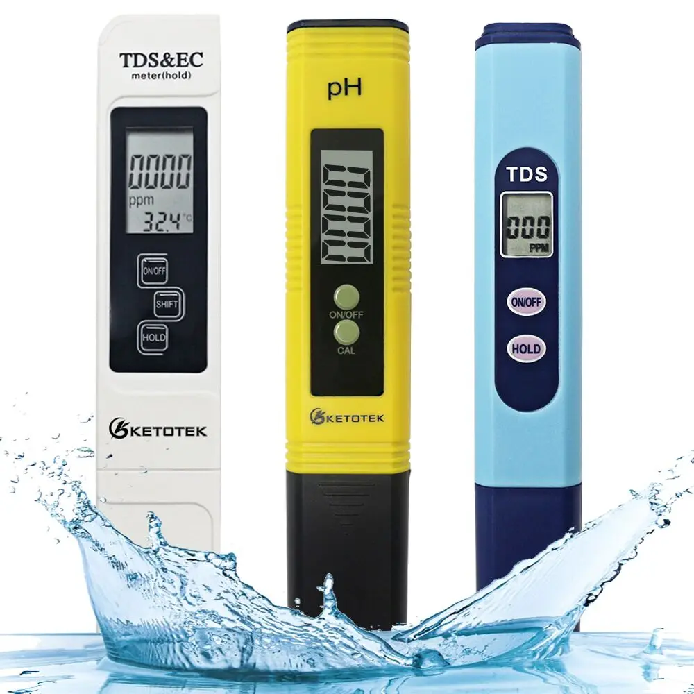 Digitale PH /TDS/ EC-Meter Stift von Tester Genauigkeit 0,1 Aquarium Pool Wasser Reinheit Filter Hydrokultur Tragbare PPM wasser Qualität Det