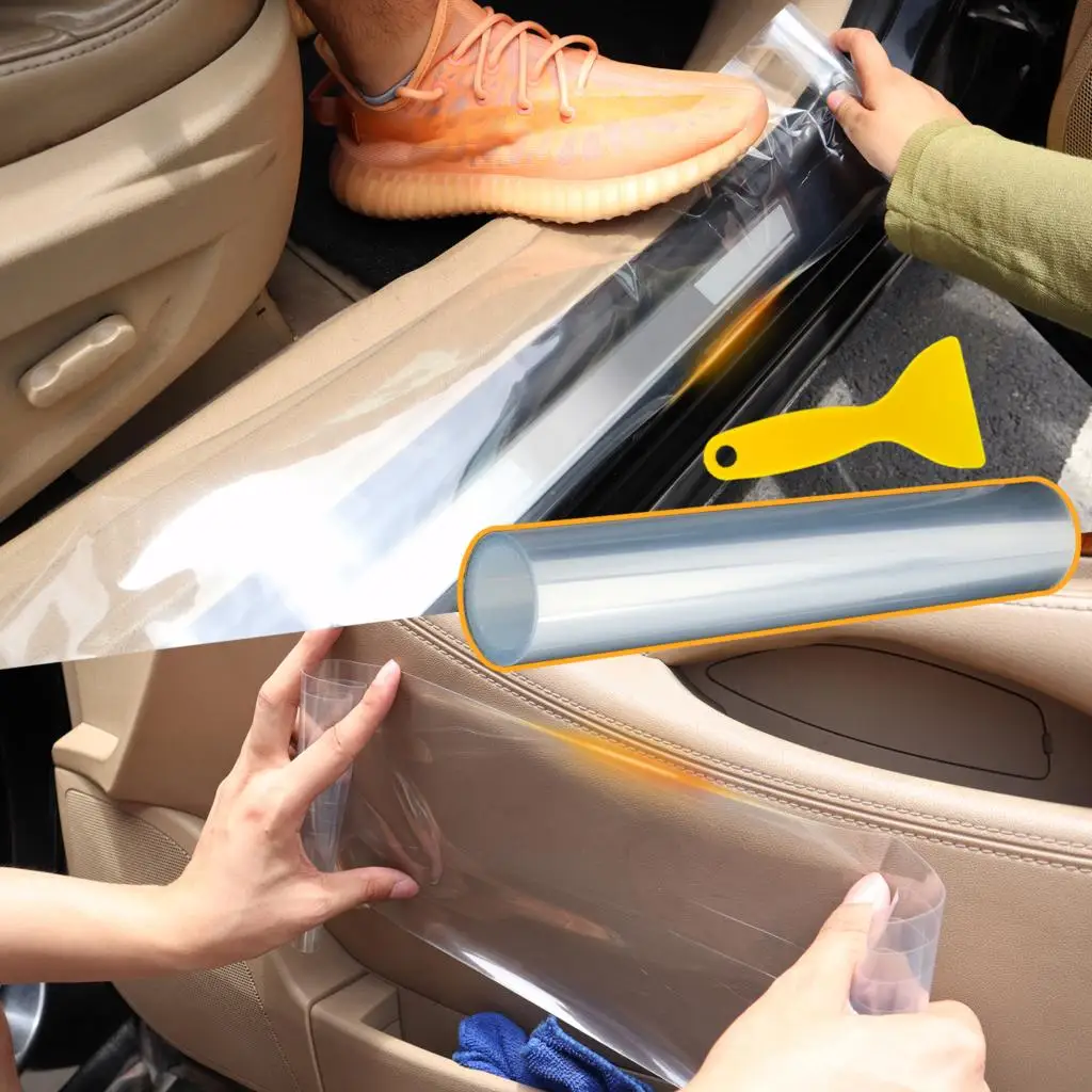 

Car Sticker Auto Exterior Protector Clear Film Door Edge Protective Guard Trunk Sill Cover Body Protection Vinyl Accessories
