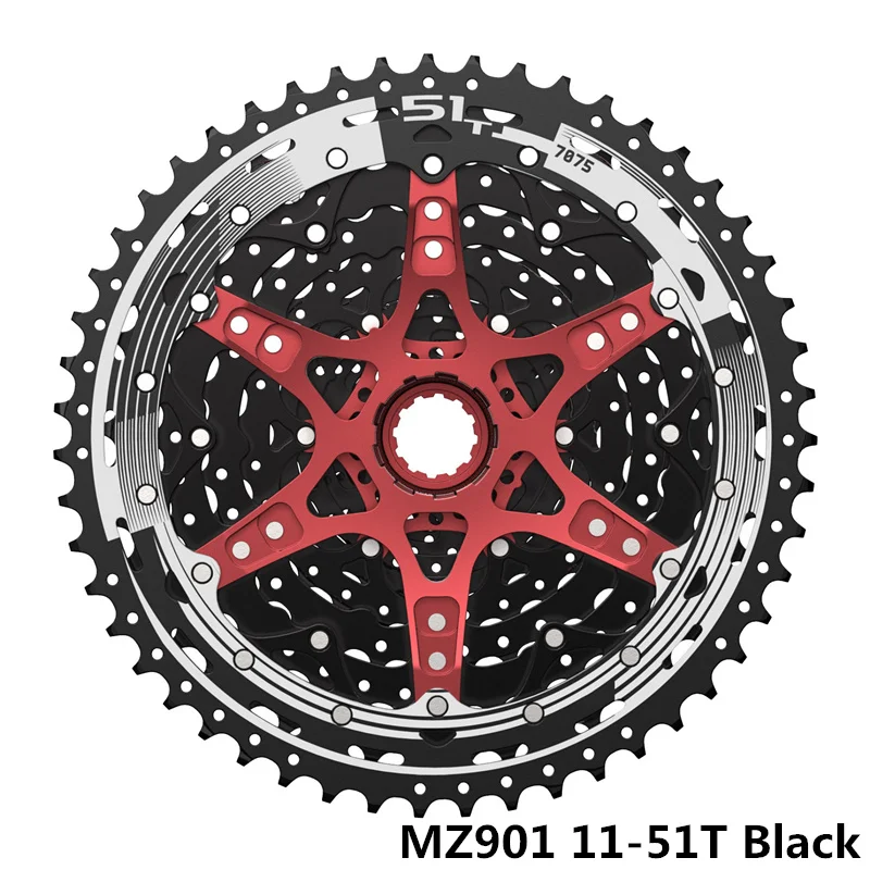 SunRace CSMZ600 CSMZ800 CSMZ903 11-51T CSMZ90 Kassette 12S Freilauf für Mountainbike HG-Spline A7075 Kettenblatt MTB Fahrrad – Detail 19