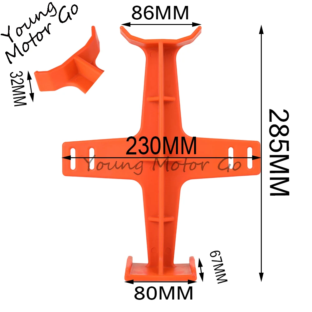Universal Motorcycle Fork Support Brace Guard Protect Protector Plastic Dirt Bike Transportation Saver Brace Honda Yamaha