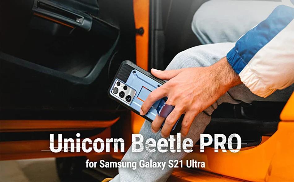 SUPCASE For Samsung Galaxy S21 Ultra Case (2021 Release) 6.8" UB Pro Full-Body Holster Cover WITHOUT Built-in Screen Protector