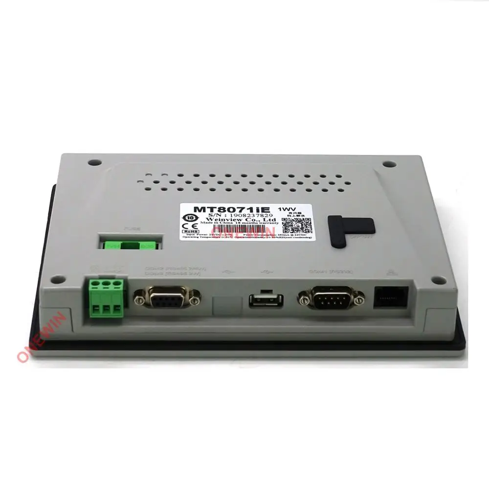 Weinview-tela touch ihm sensível ao toque mt6071ie, mt8071ie, 7 polegadas, usb, ethernet, máquina humana, substituição, mt6100i