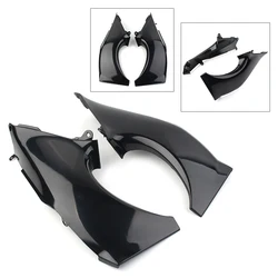 Motorbike Air Duct Tube Cover Fairing Cowl for Kawasaki ZX12R ZX-12R 2000 2001 Unpainted Black Plastic Left& Right 2Pcs