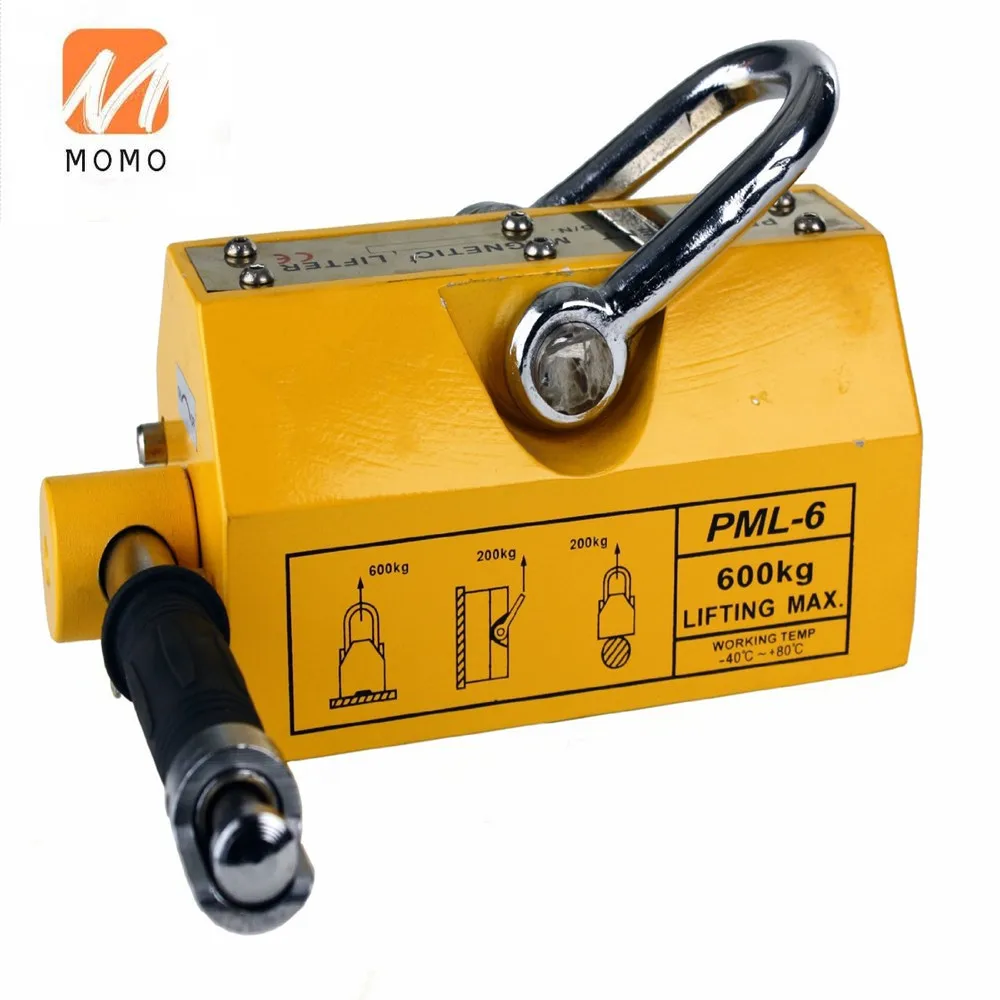 whosale strong 3 safety factor 1 ton lifting magnet permanent magnetic lifter