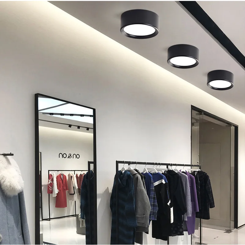 AC220V LED Ceiling Light Surface Mounted Ceiling Lamp 3W 5W 7W 9W 12W 15W 20W 3000K 6000K Indoor Living Room Book Rack Lighting
