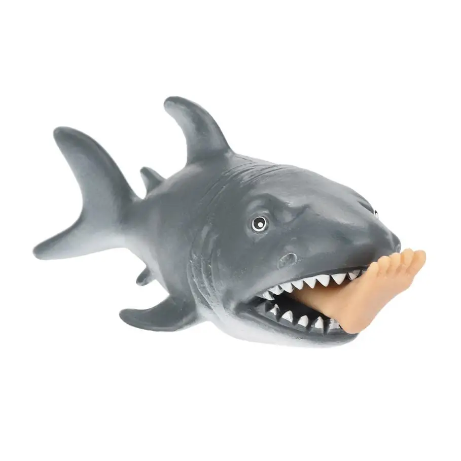 Squeeze Toy Shark Squishy Stress Ball anti-stress Alternative Humorous Light Hearted tricks squish squishi 12cm