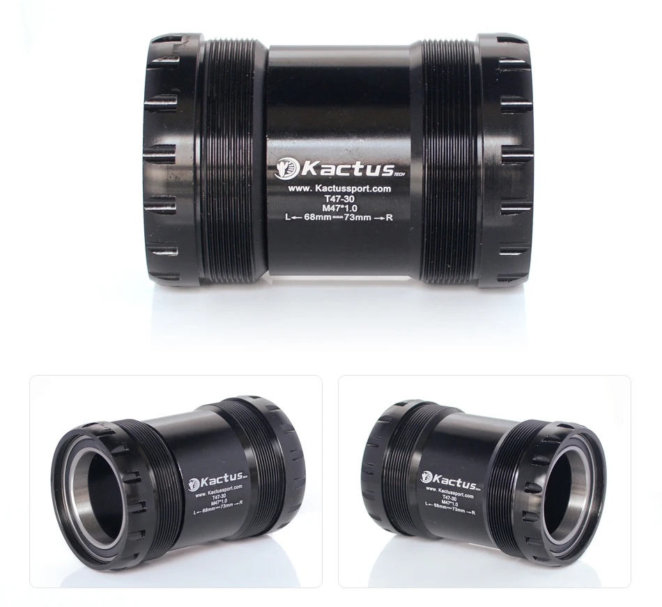 Keramik-Innenlagergehäuse, Breite 68/73 mm, T47-24/30 mm/DUB, alle Serien mit Gewinde, passend für Shimano/SRAM/SRAM-DUB Fahrradkurbelgarnituren – Detail 13