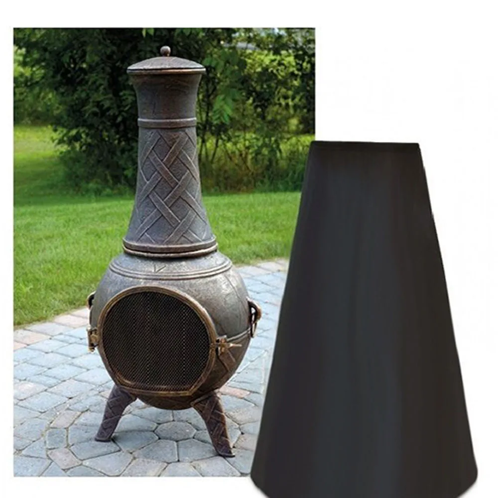 

Waterproof Dust Furnace Covers Patio Chiminea Cover Water Resistant Garden Outdoor Heater Cover Outdoor Fire Pit Rain Protector