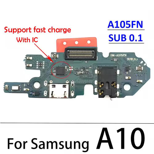 USB Charger Charging Port For Samsung A71 A70 A51 A50 A41 A40 A31 A30 A21S A20 A60 A10 Dock Connector Microphone Board - Image 15