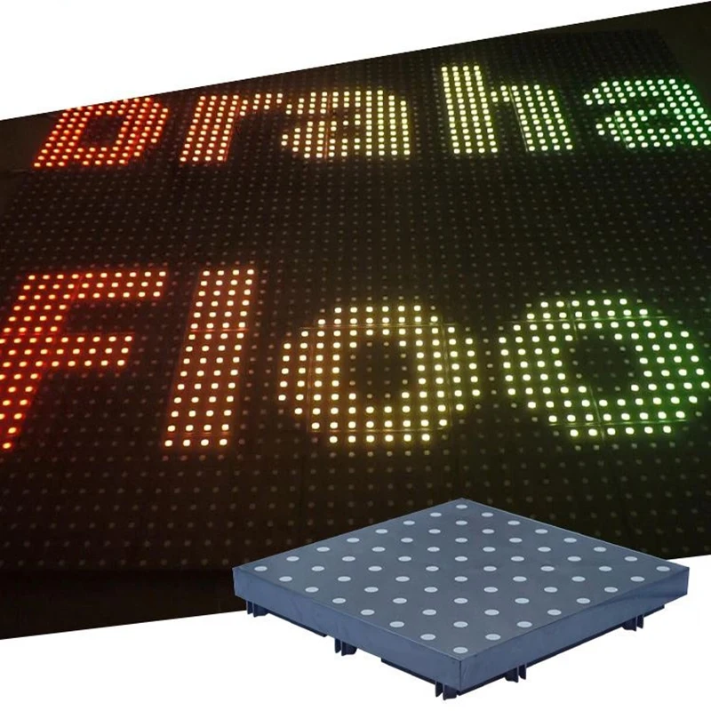 

Latest Light Up Fashion Show Remote Control Led Dance Floor Wireless Pixel Tiles