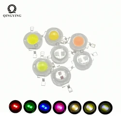 10pcs 3W-5W diodi LED ad alta potenza 2*3W 45mil Chip 2.4-2.6V 3.2-3.6V bianco freddo caldo rosso verde blu giallo 660nm coltiva perline di luce