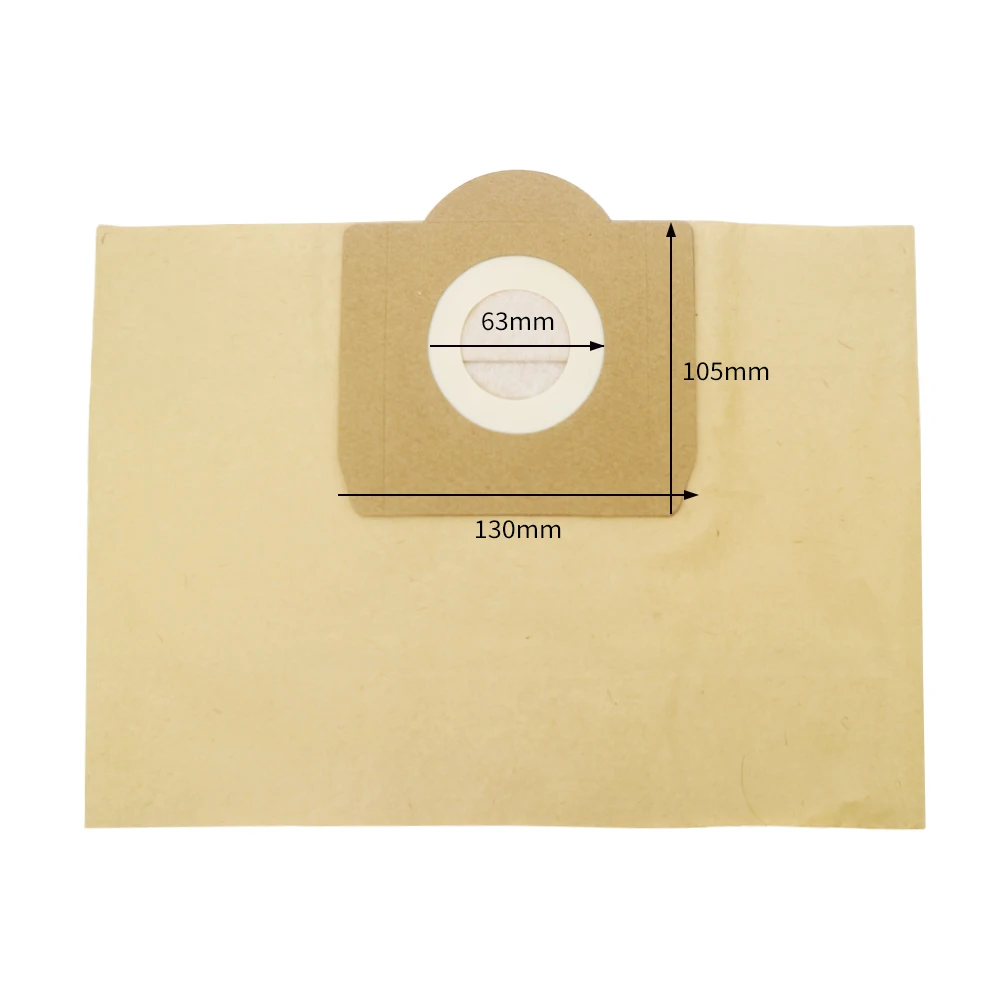 Sacs filtrants anti-poussière pour aspirateur Karcher, MV3, WD3, WD3200, WD3300, A2204, A2656, Rowenta RB88, RU100, RU101, 10 pièces