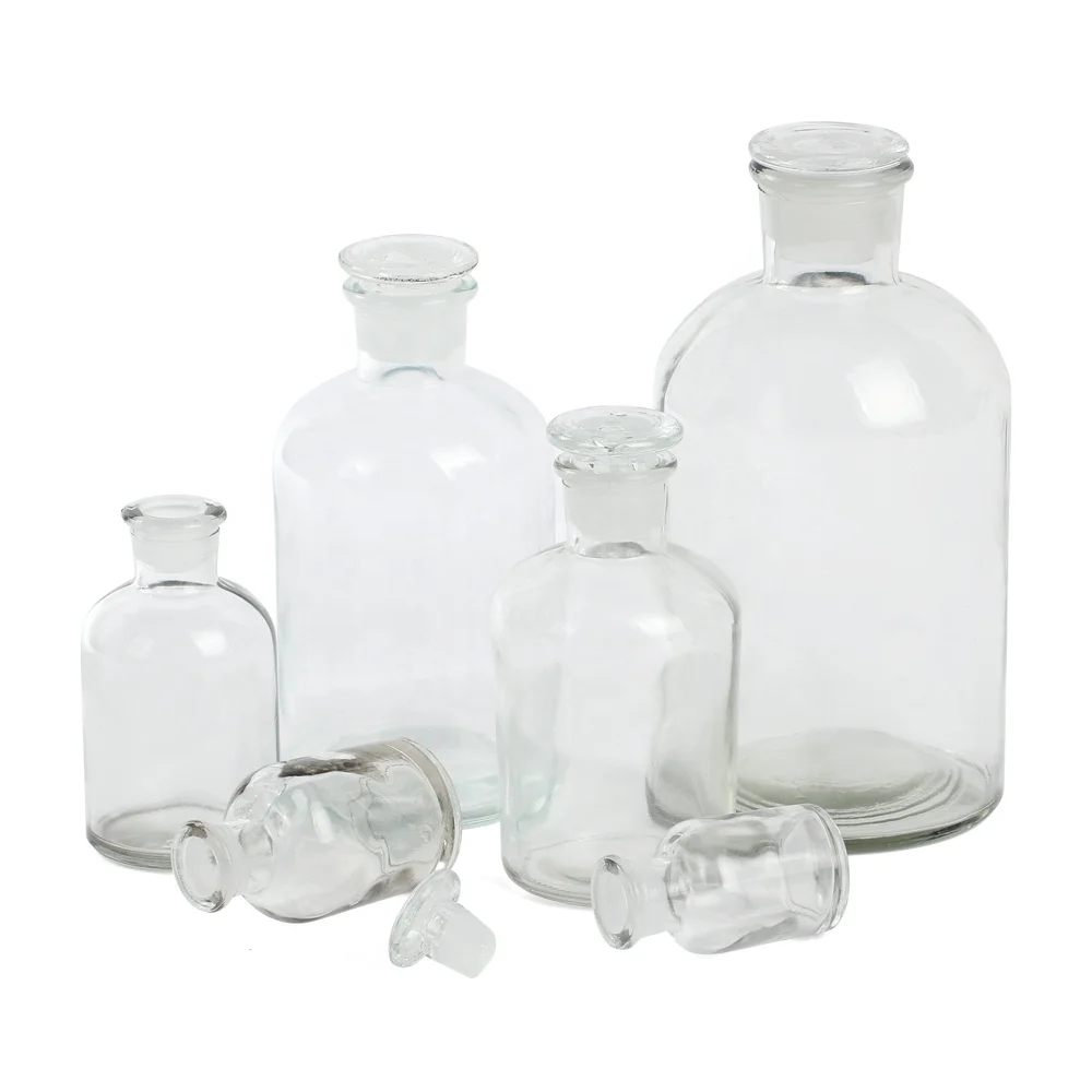 Laboratory Supplies Transparency Chemical Glass Reagent Bottle 60ml-1000ml