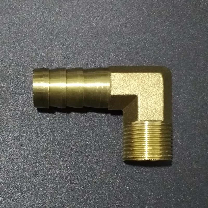 

6 8 10 12 14 16 19mm Hose Barb x 1/8" 1/4" 3/8" 1/2" 3/4" BSP Male Thread Elbow Brass Barbed Pipe Fitting Connector Adapter