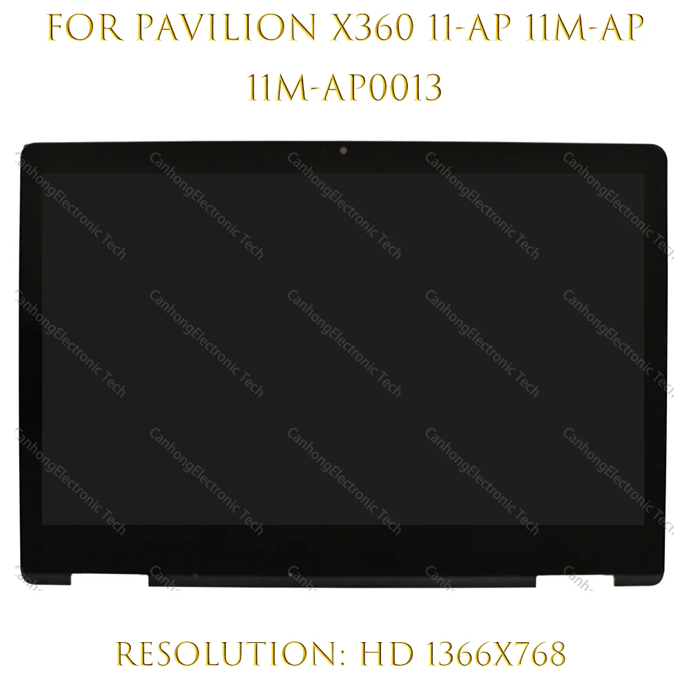 

LCD Touch Screen Assembly for HP Pavilion X360 11-AP 11M-AP 11-AP0014NR 11M-AP0023DX Replacement Display Panel L52049-001