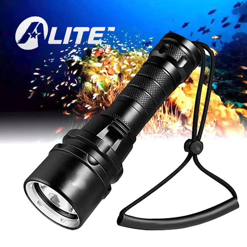 TMWT High Brightness XML-T6 10W 2000lm Professional T6 LED Diving lights Waterproof Underwater 50-80 meters Diving Flashlight