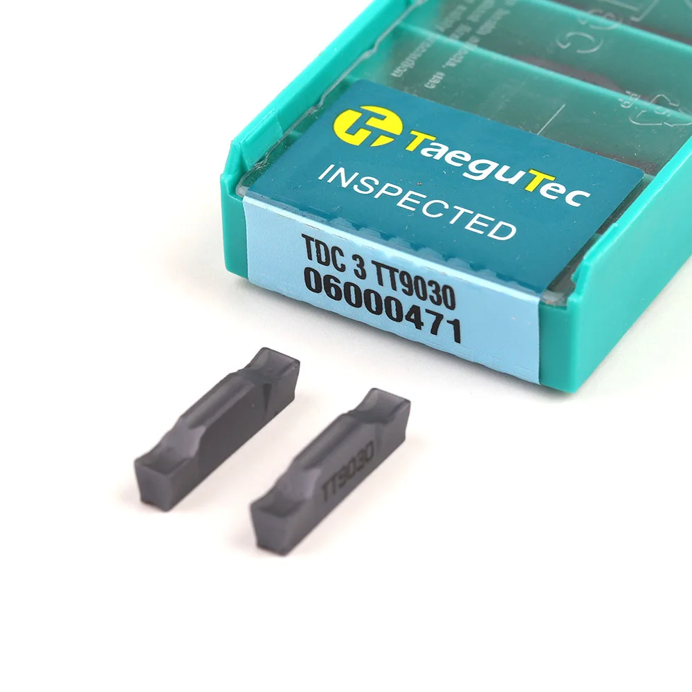 Insertos de carburo CNC TaeguTec, herramientas de torneado, TDC2, TDC3, TDC4, TT9030, TT9080