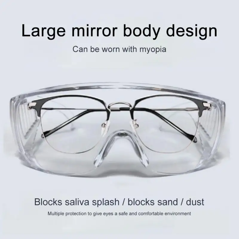 Olho Anti Fog Clear Vent Glasses, óculos de segurança, óculos de laboratório