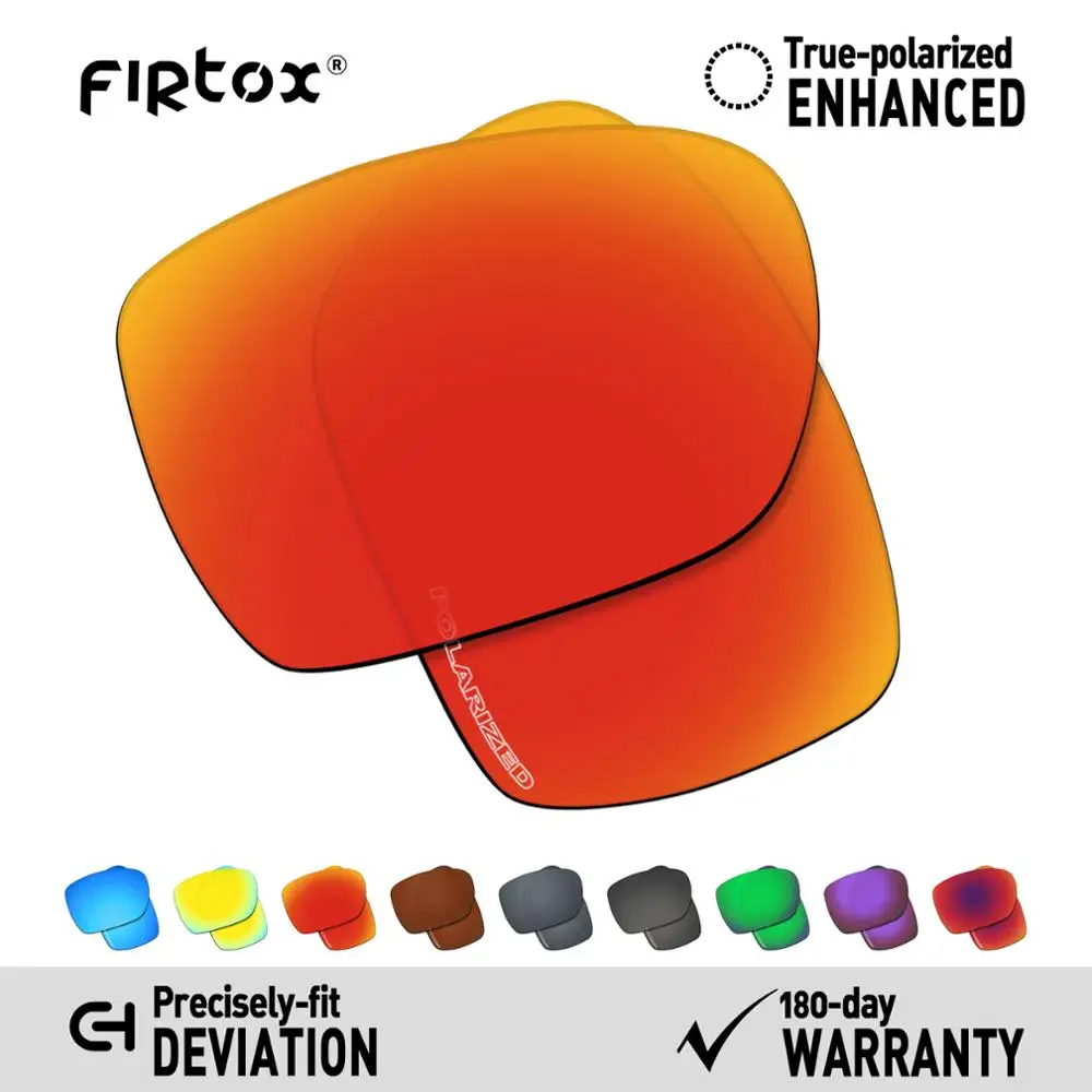 

Firtox Anti-Seawater Polarized Lenses Replacement for-Oakley Deviation OO4061 Sunglasses (Lens Only) - Multiple Colors