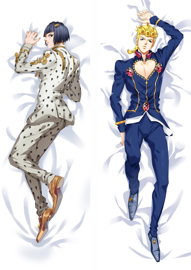 Anime JoJo Giorno Giovanna Bruno Bucciarati Cosplay Dakimakura federa che abbraccia il regalo del corpo