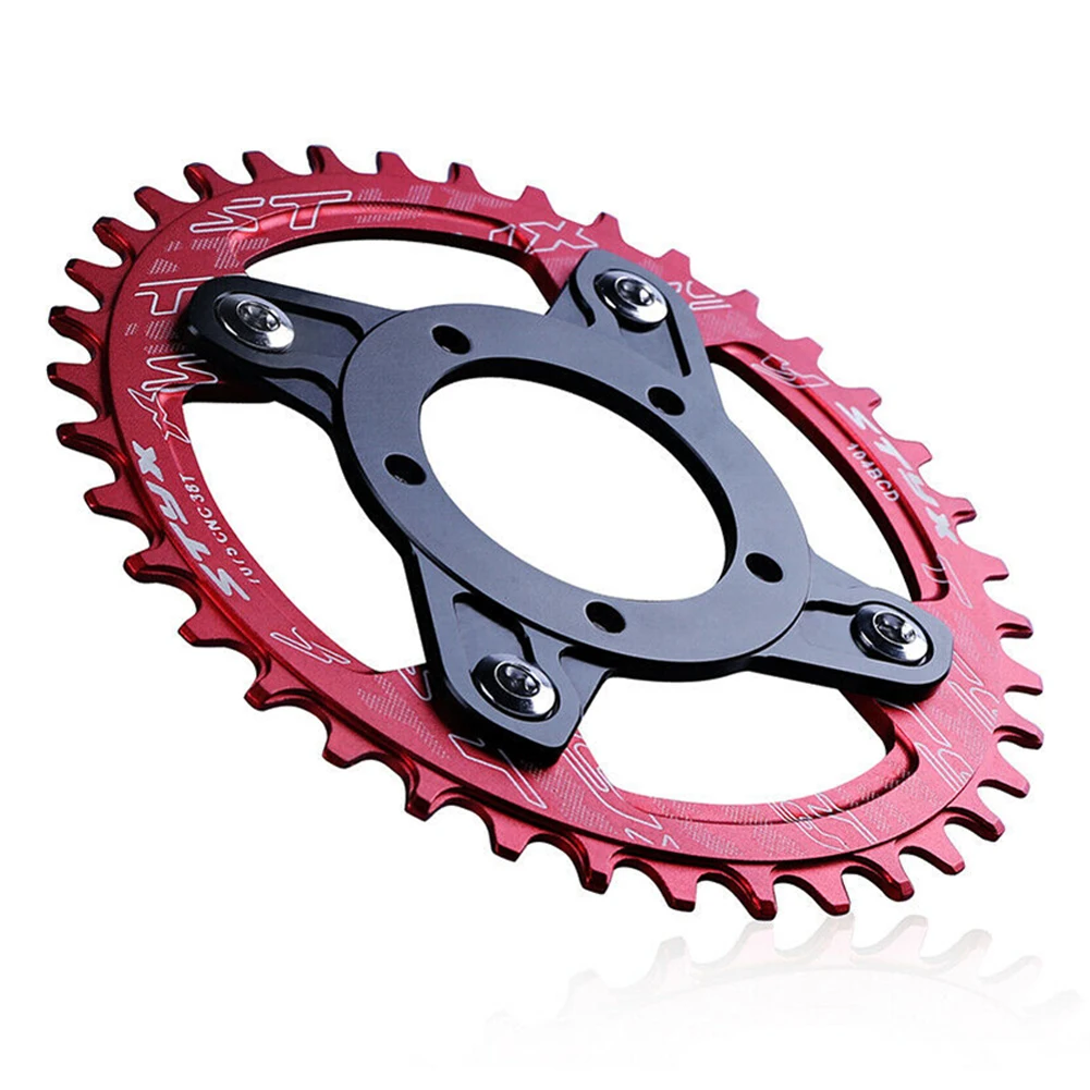 1 set Chain Ring Spider Adapter 104BCD Disc Holder Stand for Bafang Electric Motor Stainless Steel Sturdy Chainring Spider