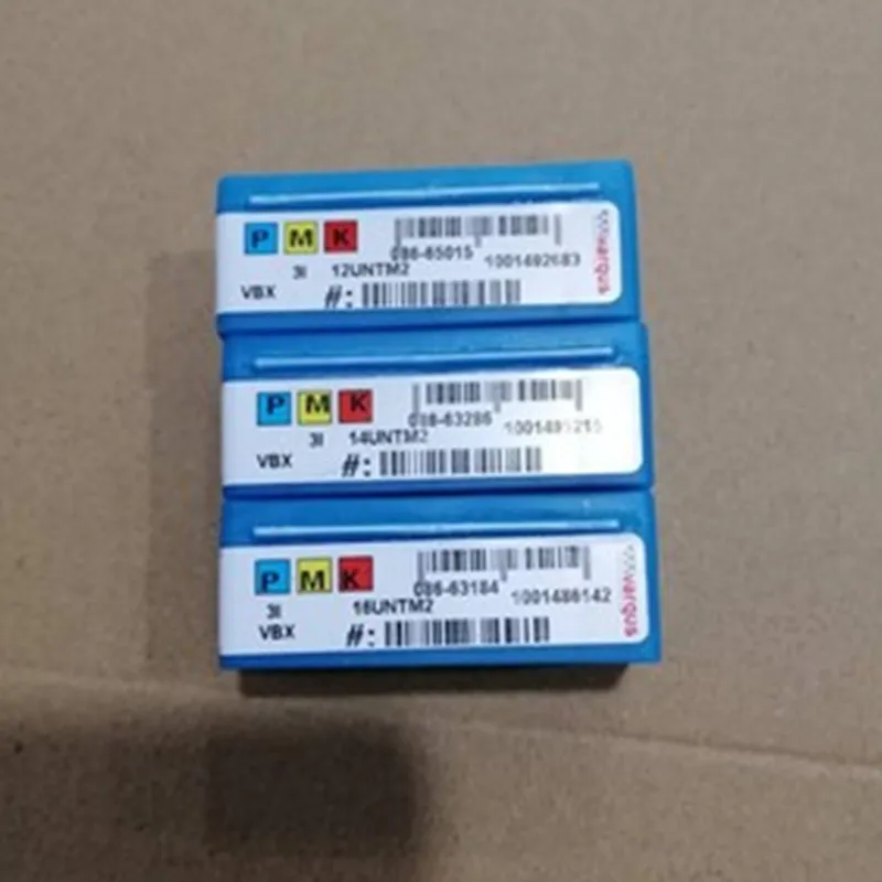 10pcs 3I16UNTM2VBX Thread milling inserts US system UN threading carbide blade for cast piece / steel