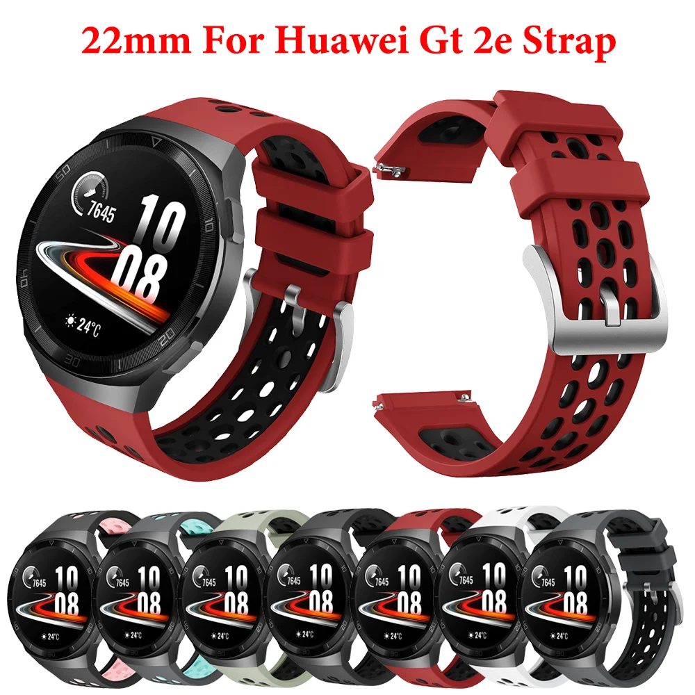 Dla HUAWEI zegarek GT 2e pasek na rękę opaska silikonowa dla HUAWEI GT2E Smartwatch bransoletka Watchband Correa ремешок oficjalny styl