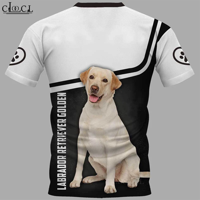 CLOOCL 2021 Newest Labrador Retriever T Shirt Summer Men Women 3D Print Hip Hop Tops Round Neck T-shirt Pullover Drop Shipping