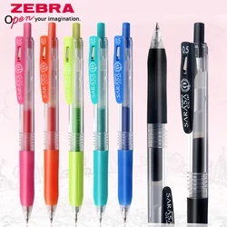 Zebra sarasa jjj15 caneta gel multi-color, 1 parte, para desenho do estudante, material de escrita, 0,5mm, 20 cores