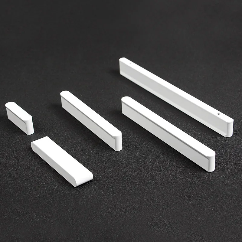 American Style White Cabinet Handles T Bar Aluminum Alloy Kitchen Cupboard Pulls Drawer Knobs Furniture Handle Hardware