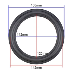 2pcs SHEVCHENKO 6 Inch 153mm For B&W 603 Bass Speaker Rubber Edge Repair Surround Accessories General Folding Rubber Edge DIY