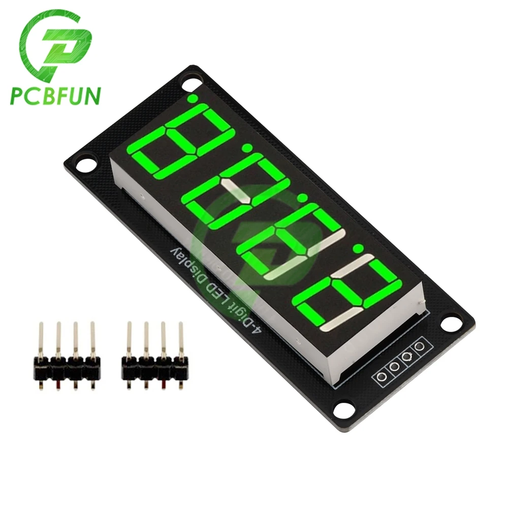 0.56 inch 4-Digit 7-segment LED Digital Tube TM1637 Driver IC Display Module 5V TM1637.h Display For Arduino Digital I/O 2 Pins