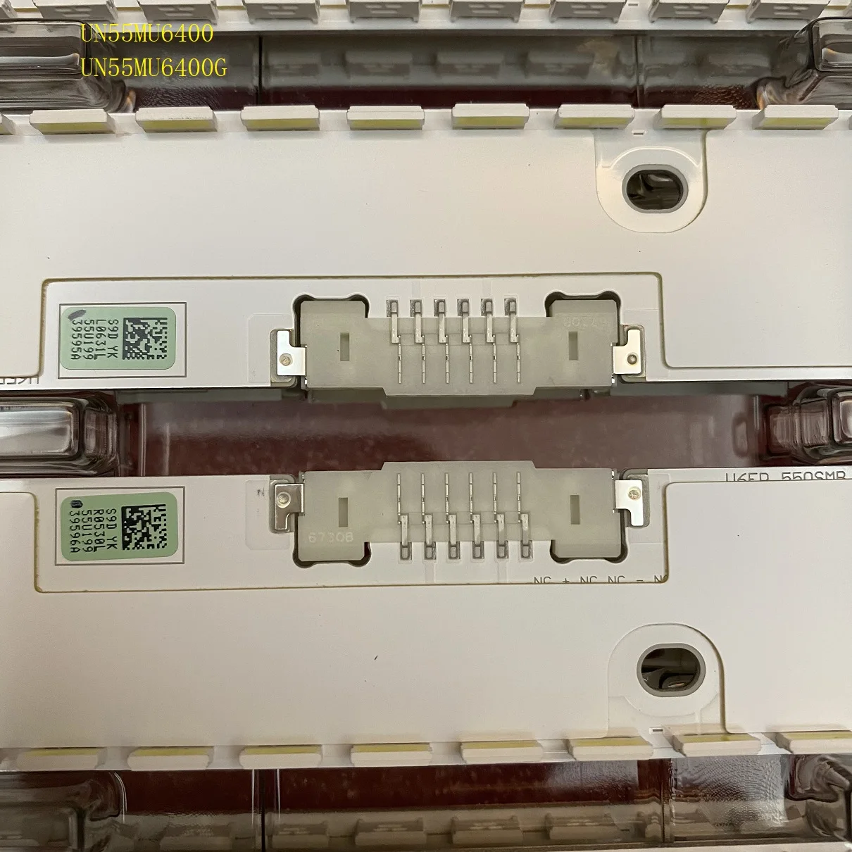 Imagem -06 - Tira Led para Ua55mu6400 Ue55mu6400 Un55mu6400 Un55mu6400 Un55mu6400g Un55mu6400g Un55mu7600 Un55ku7500 Un55ku7000 Un55ku6500 5conjunto = 10 Pcs